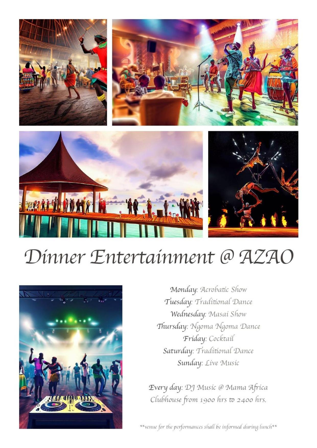 Azao Resort & Spa Pongwe Luaran gambar